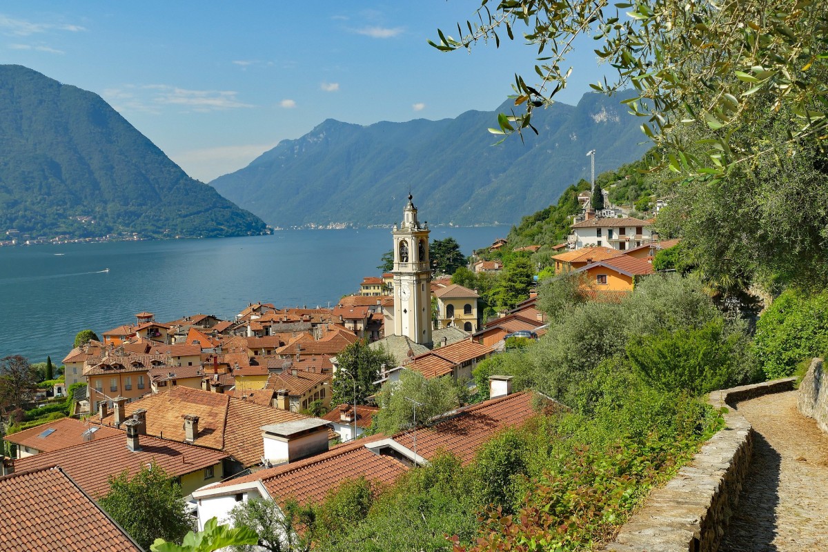 Vue sur le lac de Côme