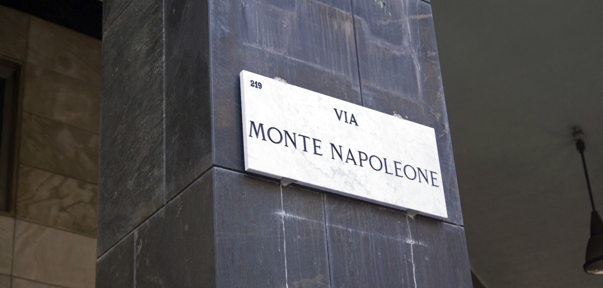 Monte Napoleone Street, the best in Milan / Wikimedia Commons