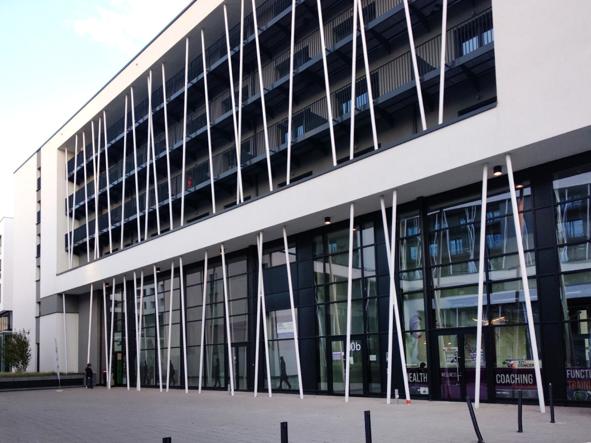 La struttura si trova a Belval