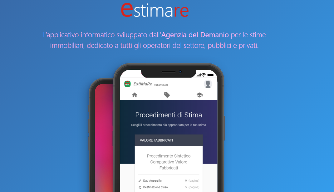 Estimare è l'app ufficiale dell'Agenzia del Demanio