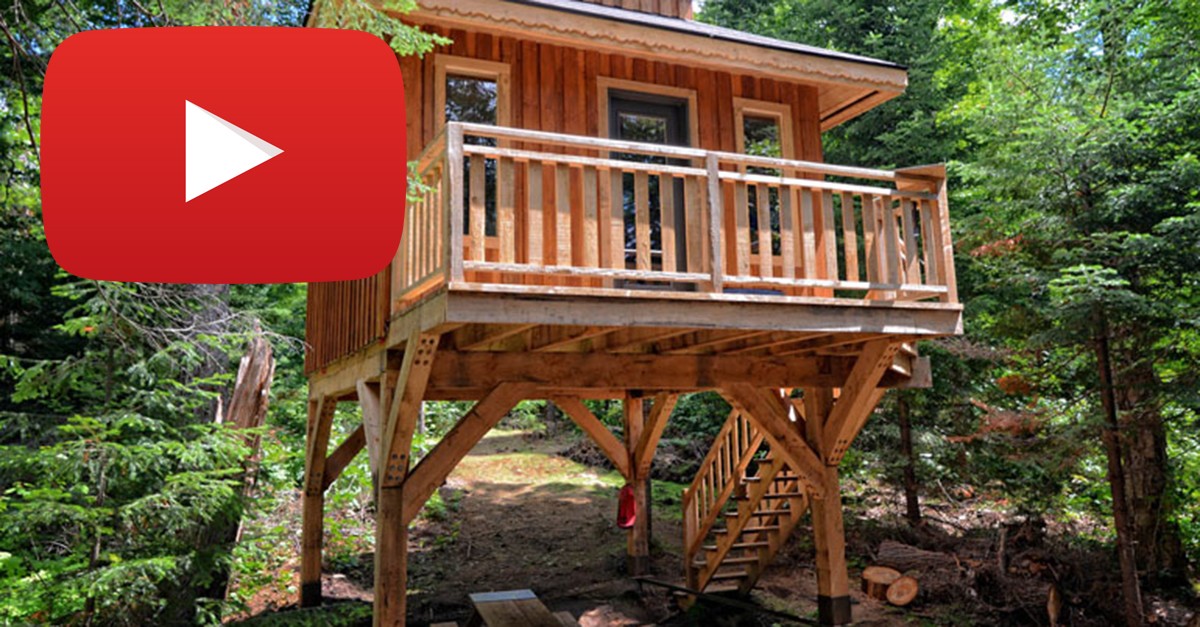 L'alloggio più rustico del mondo: capanne di legno in un parco naturale canadese