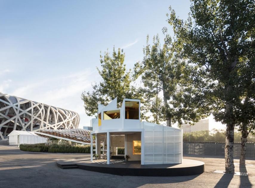 Esterno della mini casa