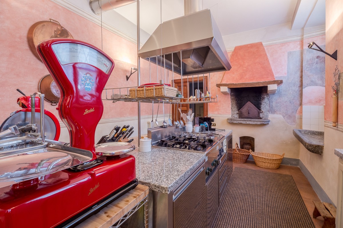 De keuken, waar je je eigen pasta kunt maken