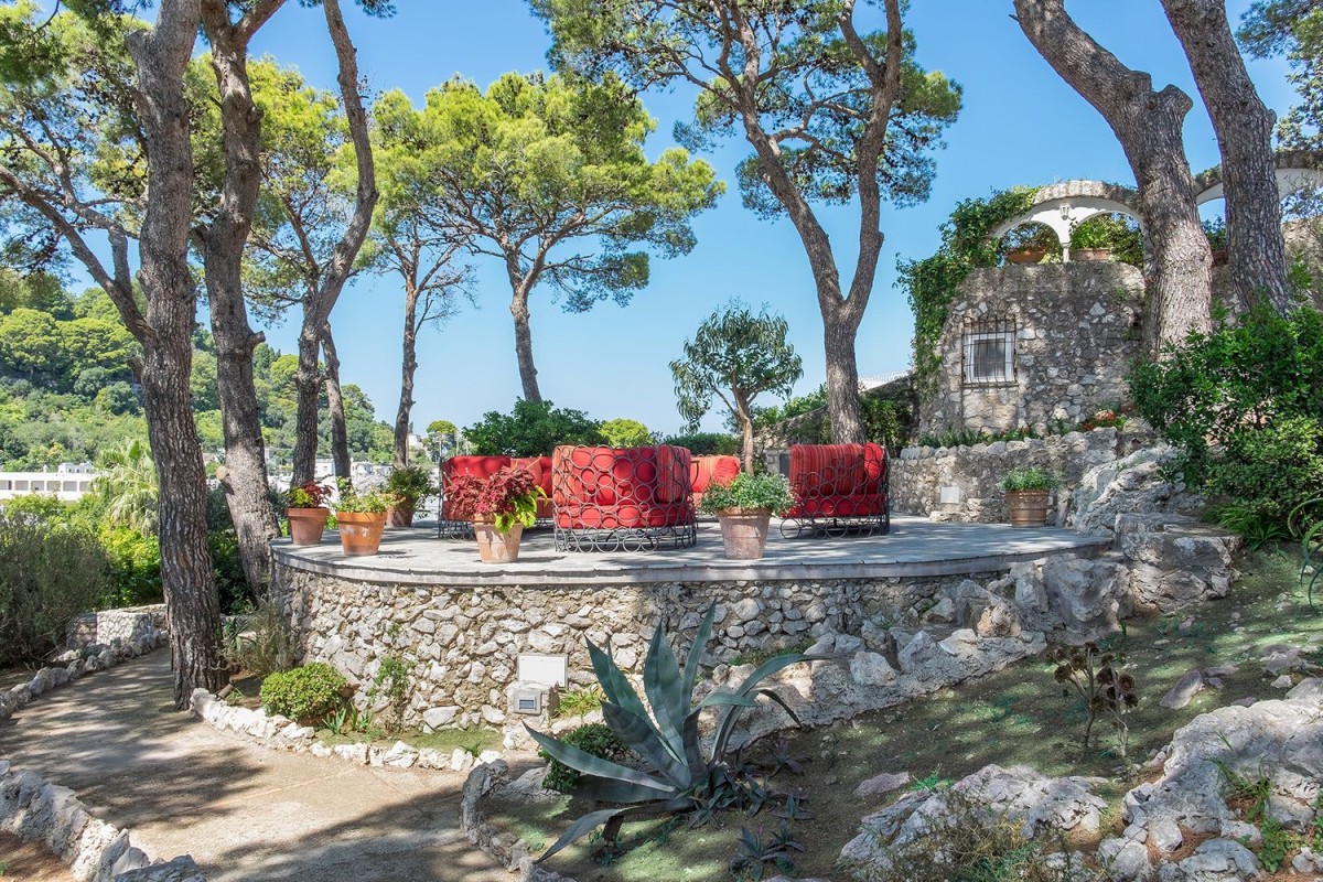 L’espace détente dans le jardin