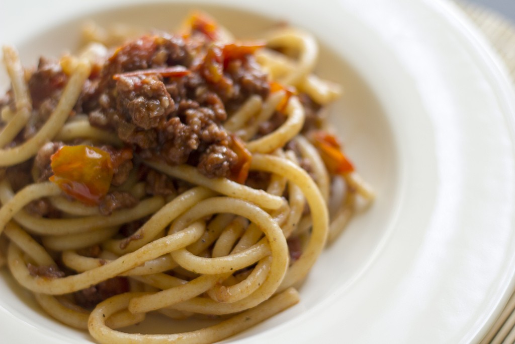 Pici z ragout z kiełbasą / Flickr Pici z ragout z kiełbasą / Flickr