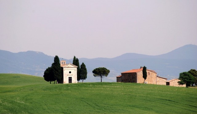 The Val d'Orcia valley The Val d'Orcia valley / Wikimedia commons
