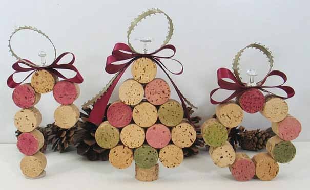 Alberi di Natale in sughero