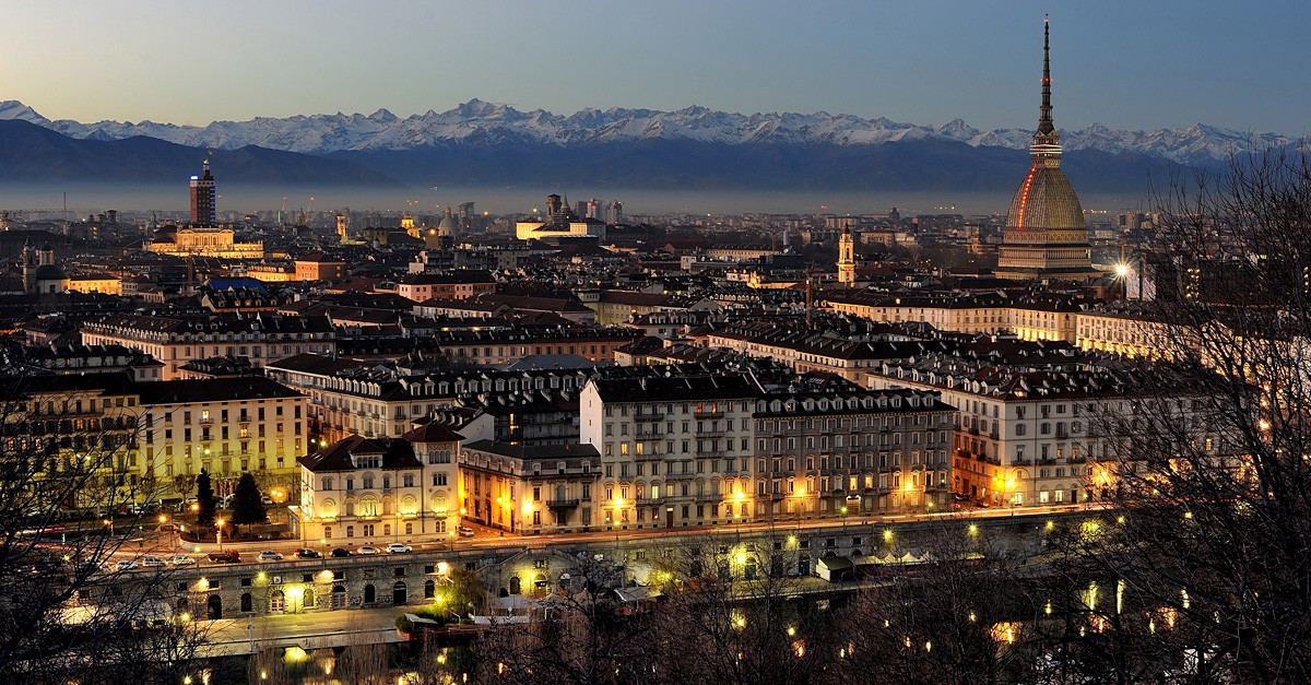 Vista della città di Torino