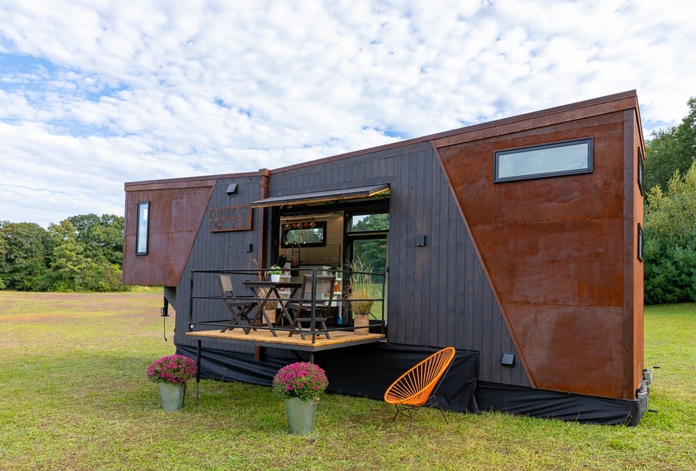 La minicasa disegnata da Dunkin Donuts che funziona con caffè macinato