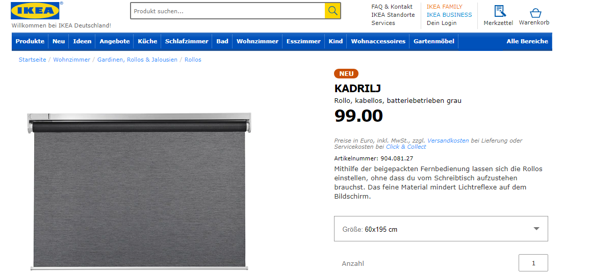 Ikea si lancia nella domotica: vende persiane intelligenti a meno di 100 euro