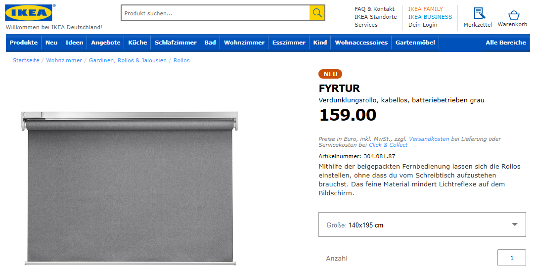 Ikea si lancia nella domotica: vende persiane intelligenti a meno di 100 euro