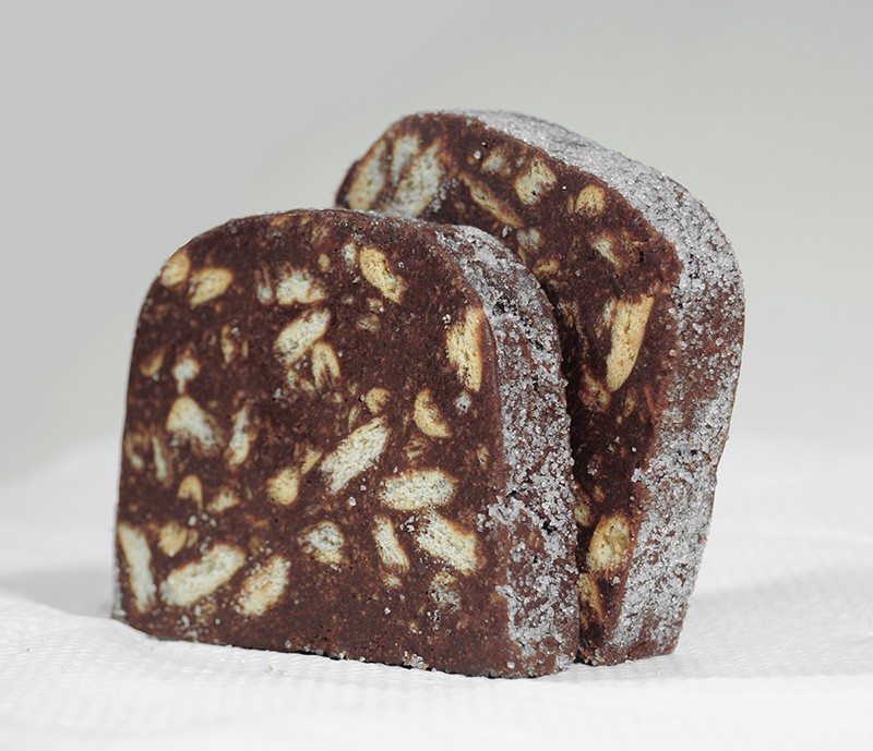 Chocolate salami / Wikimedia commons Chocolate salami / Wikimedia commons