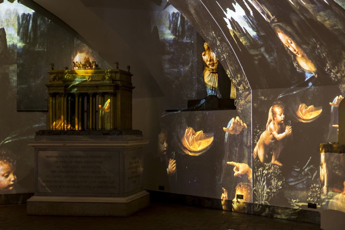 Milano, Leonardo da Vinci e Andy Warhol insieme alla Cripta di San Sepolcro