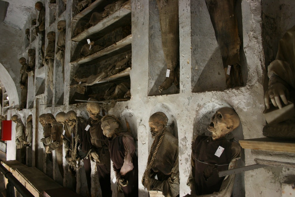 Catacombe dei Cappuccini, другой вид туристической достопримечательности в Италии / Jafsegal/Flickr