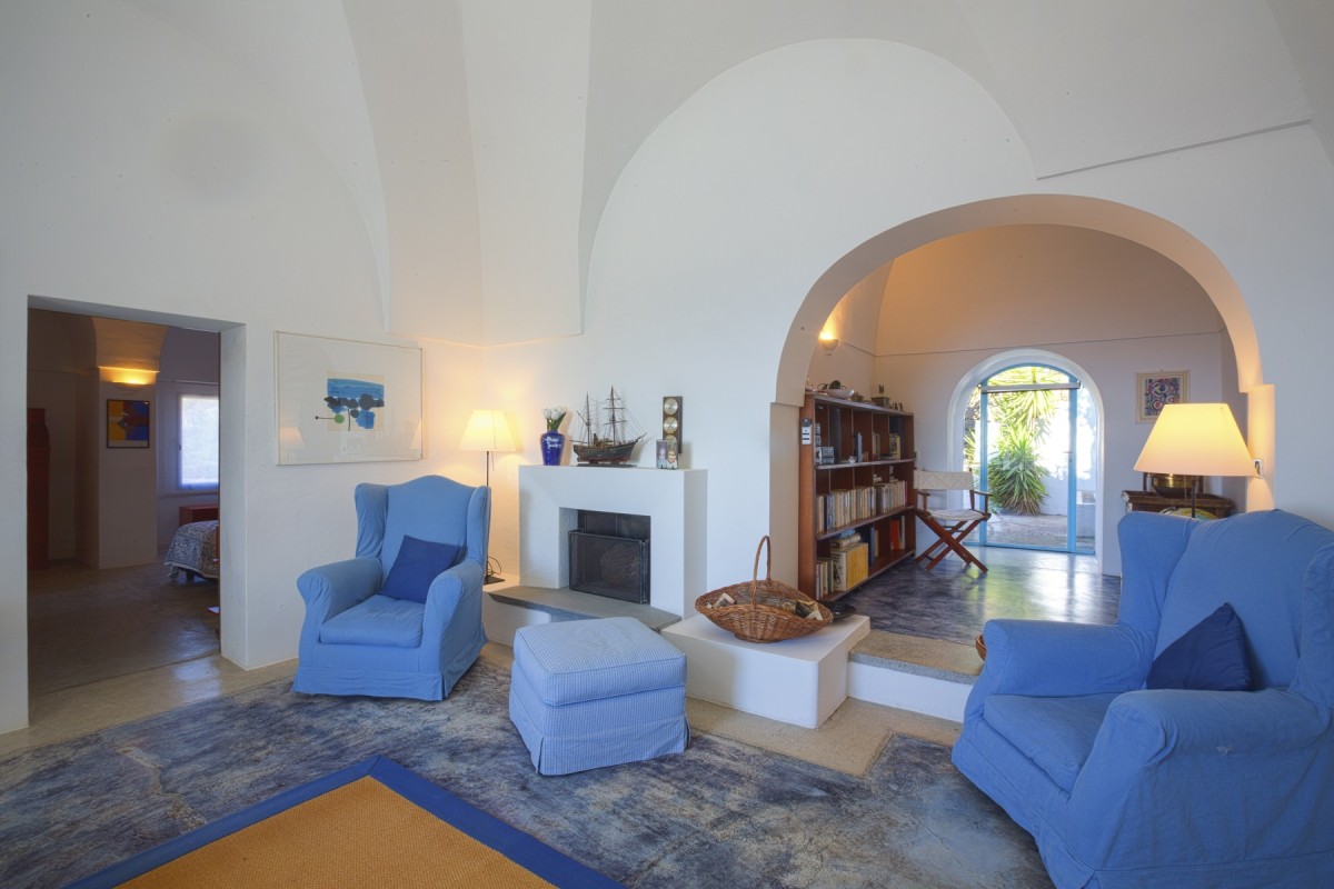 ...decorados com azul e branco