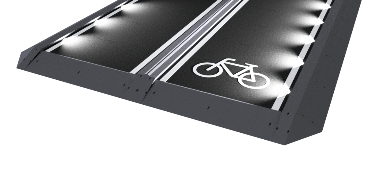 La pista ciclabile del futuro? È prefabbricata, hi tech ed ecosostenibile