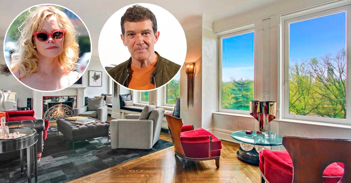 Antonio Banderas abbassa il prezzo della casa di Manhattan dove ha vissuto con Melanie Griffith
