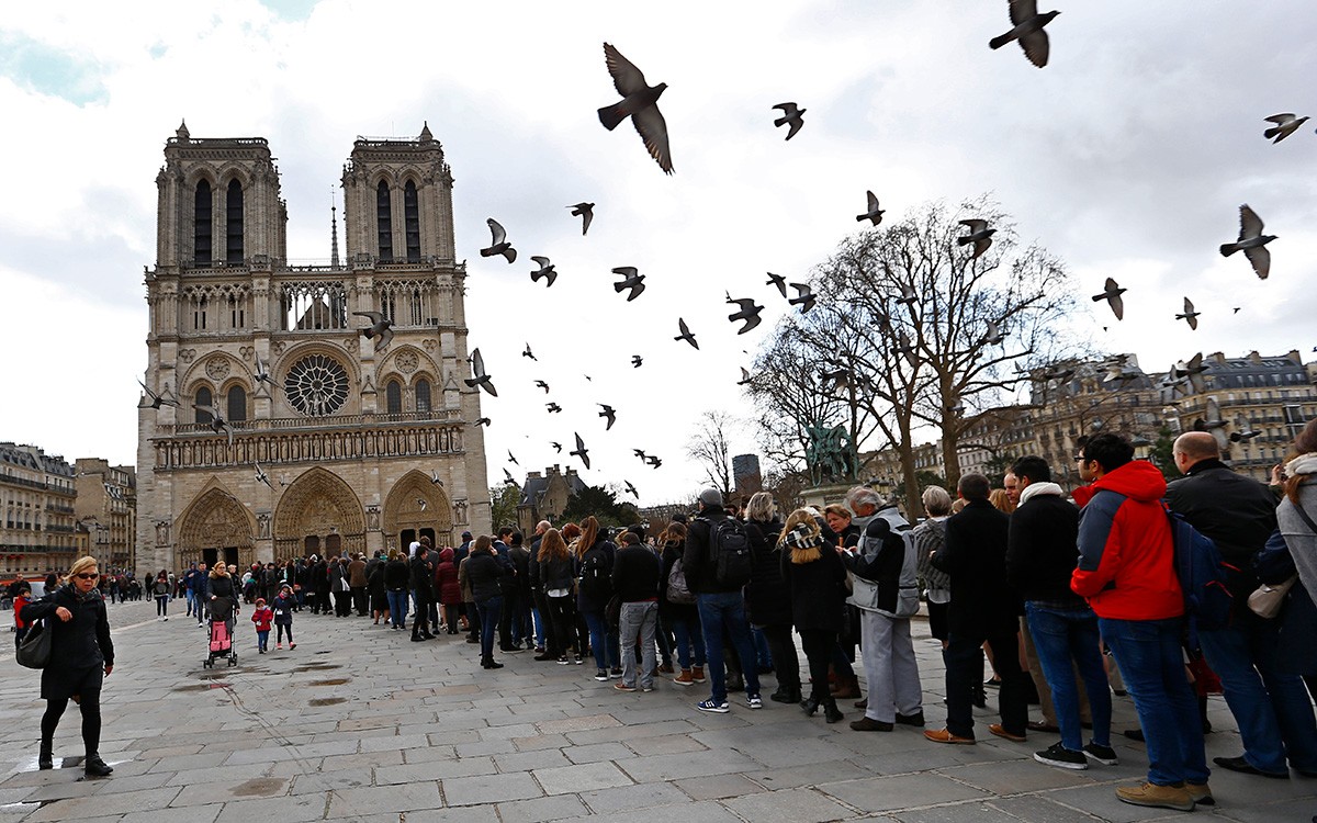 La cattedrale di Notre-Dame a Parigi