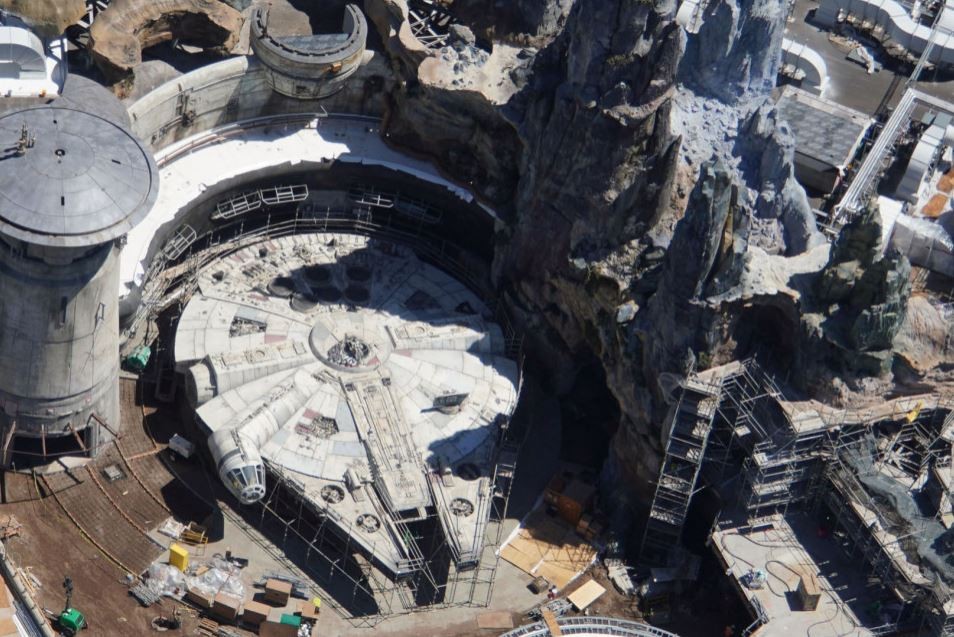 L'area ospiterà una riproduzione del Millennium Falcon