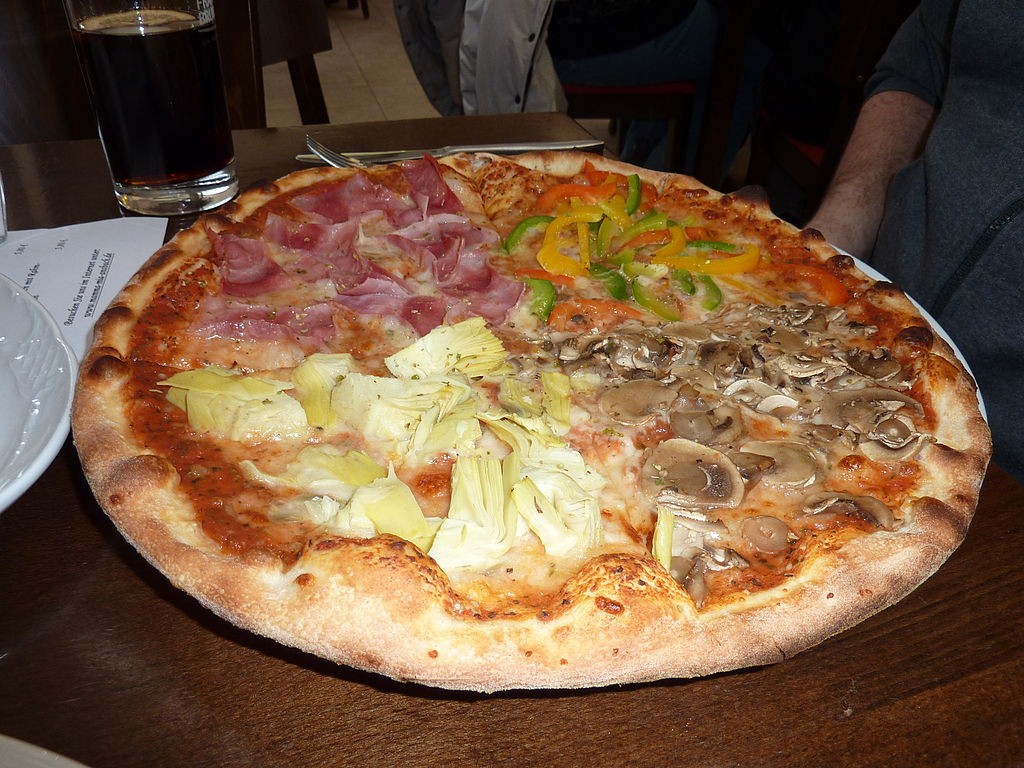 "Four seasons" pizza 