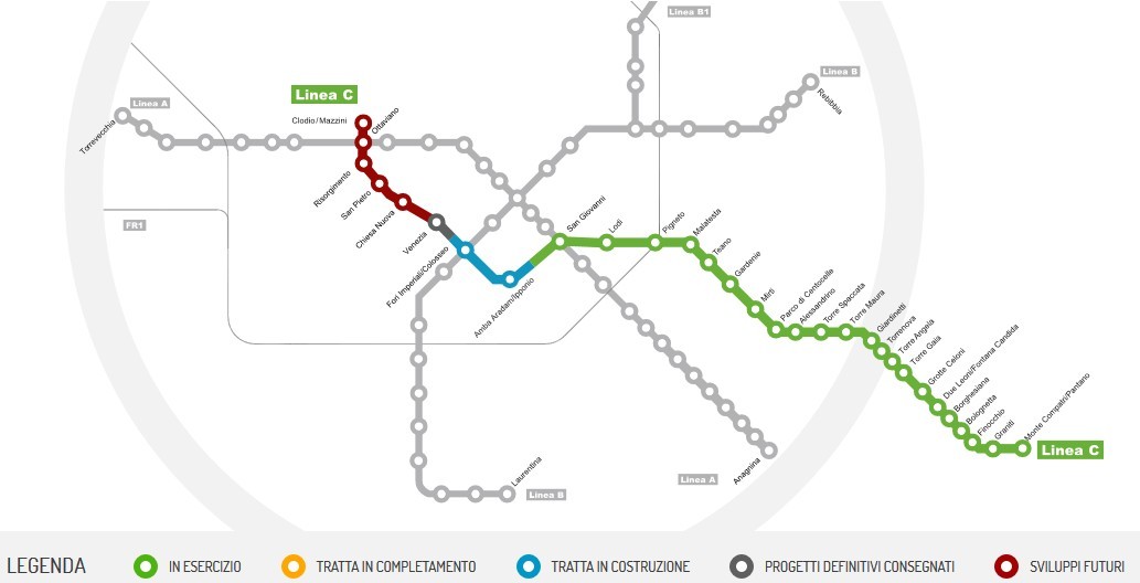 Nei meandri della futura Metro C di Roma, un viaggio nel sottosuolo della Capitale