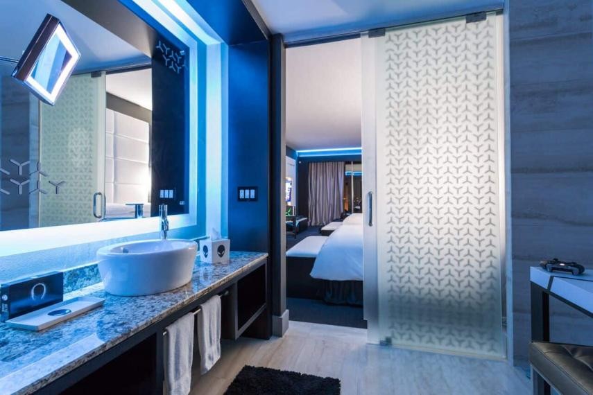 Il bagno della camera