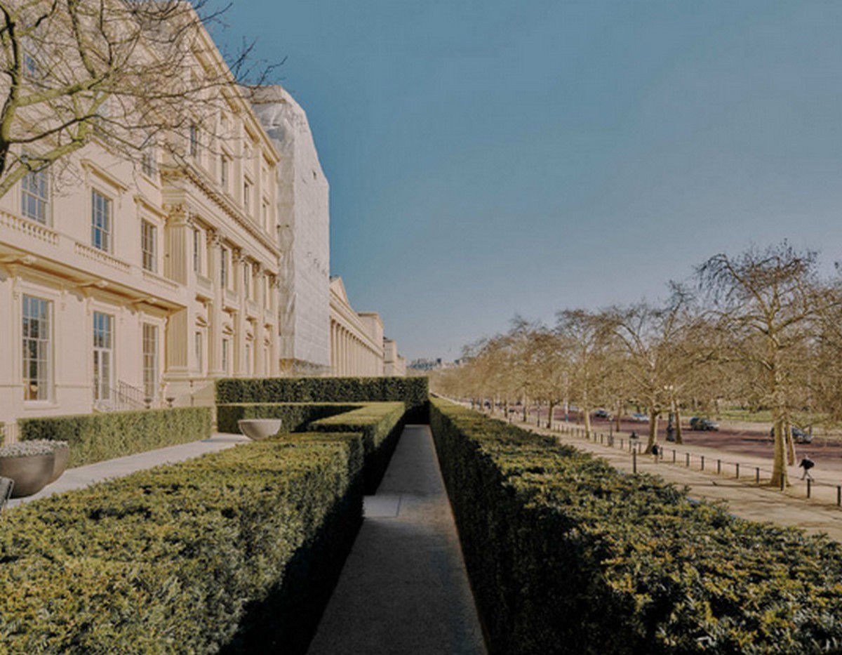 Facciata della casa acquistata da Ken Griffin