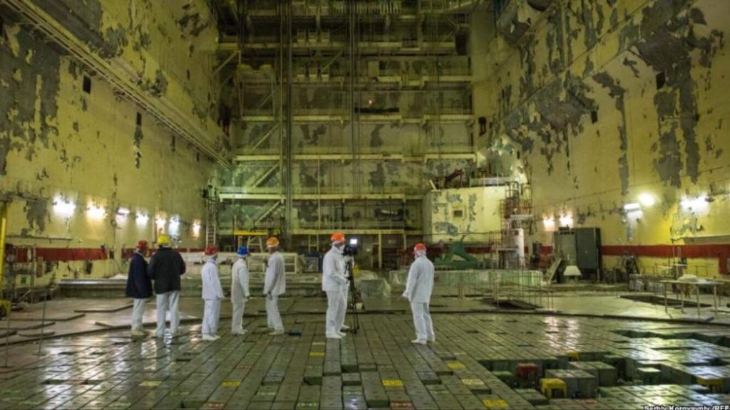 Interno della centrale di Chernobyl