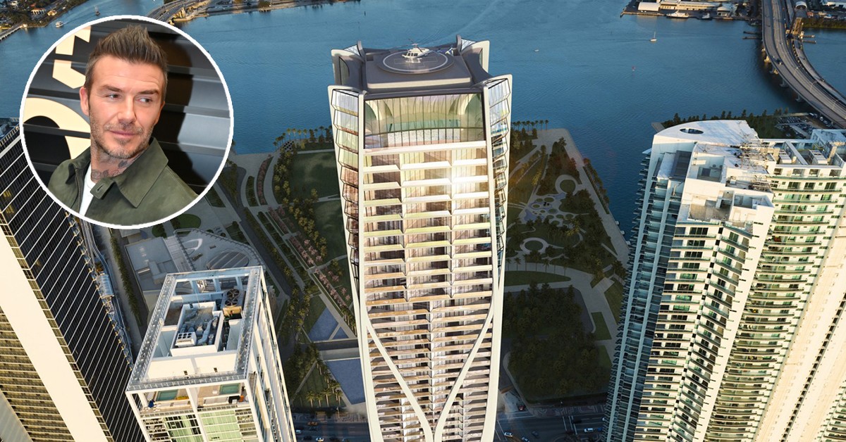 I Beckham cercano casa a Miami nel nuovo grattacielo di Zaha Hadid