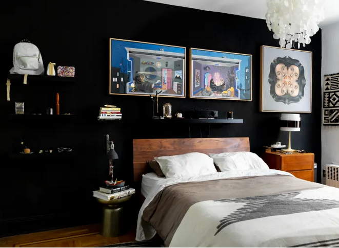 Dipingere le pareti di nero: idee per avere una decorazione di successo scegliendo il "lato oscuro"