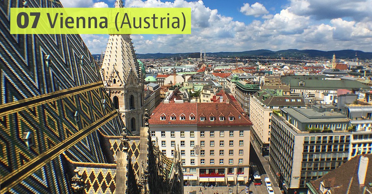 Le 10 città con migliore qualità della vita in Europa