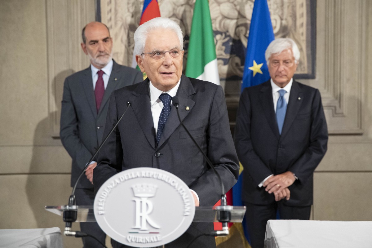 Il presidente della Repubblica, Sergio Mattarella