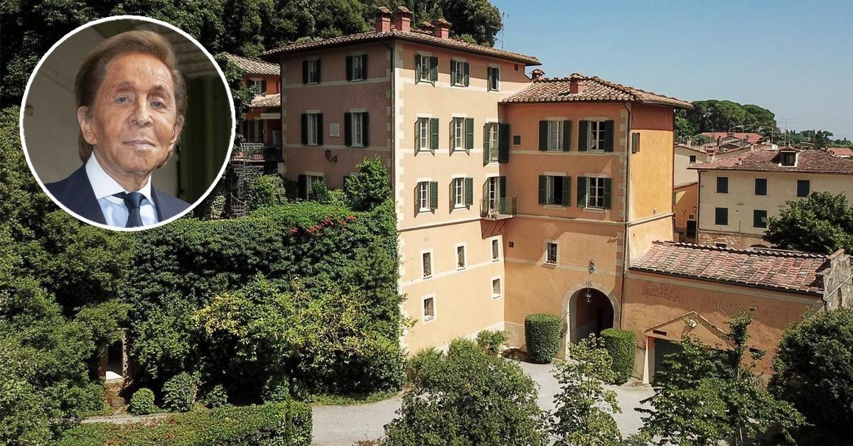 Valentino vende la sua villa in Toscana del 1750 per 12 milioni di euro