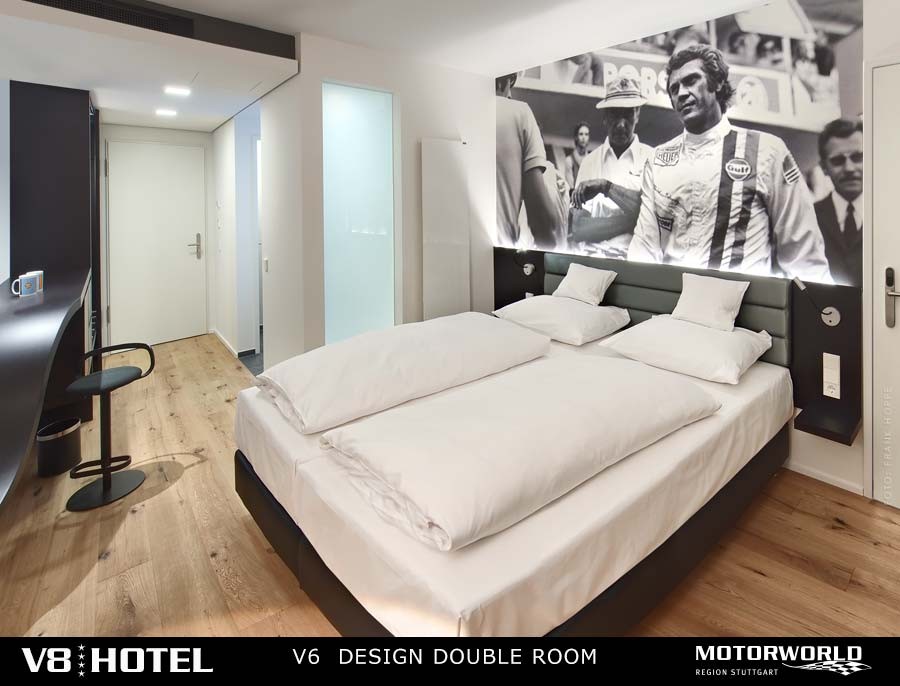 Un hotel a Stoccarda per dormire su quattro ruote