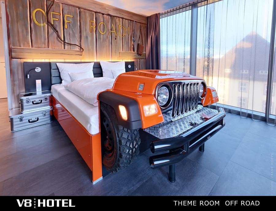 Un hotel a Stoccarda per dormire su quattro ruote