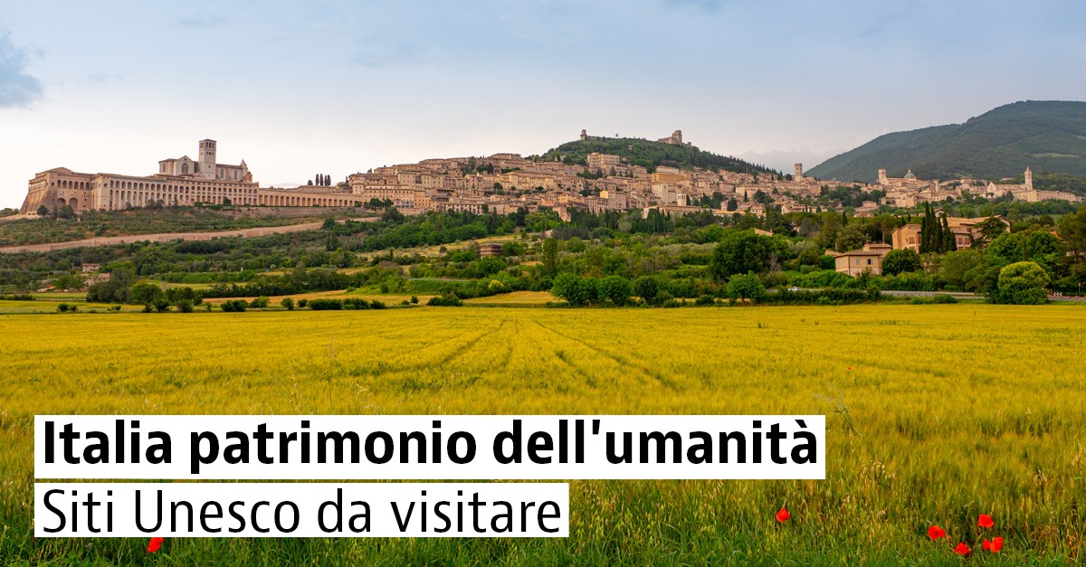 Città italiane dichiarate patrimonio dell'umanità