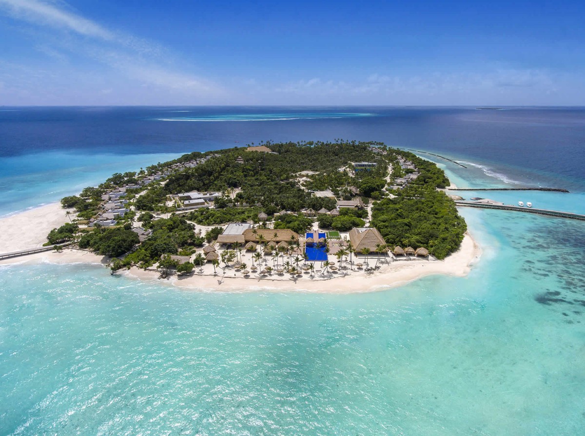Il resort è circondato da 1,5 chilometri di spiaggia