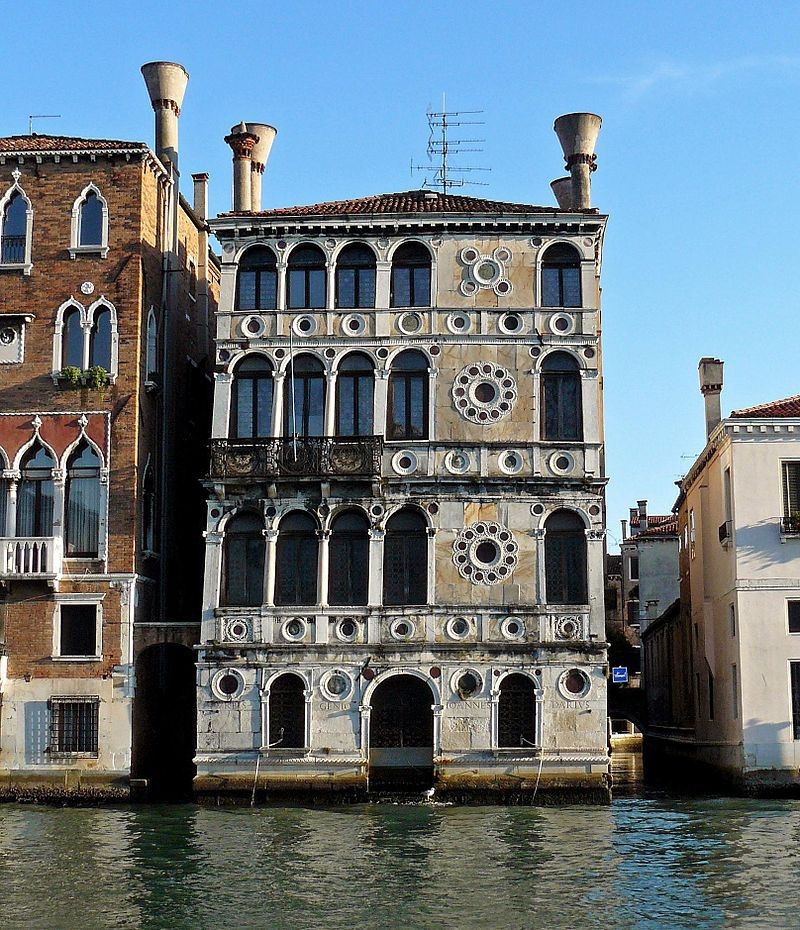 The Palazzo Dario in Venice