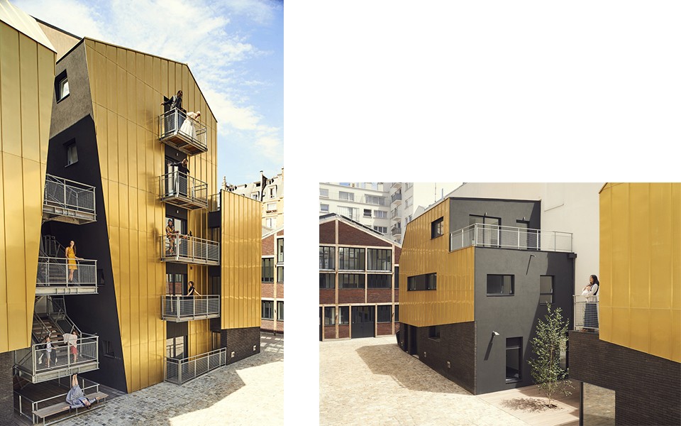 Ci sono sia appartamenti che studi d'arte