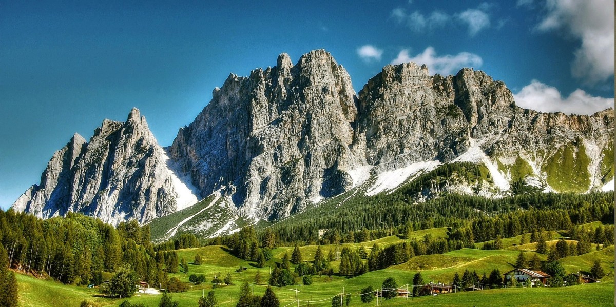 Blick auf den Berg