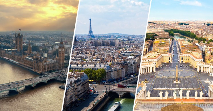 The ten most popular cities in the world according to TripAdvisor