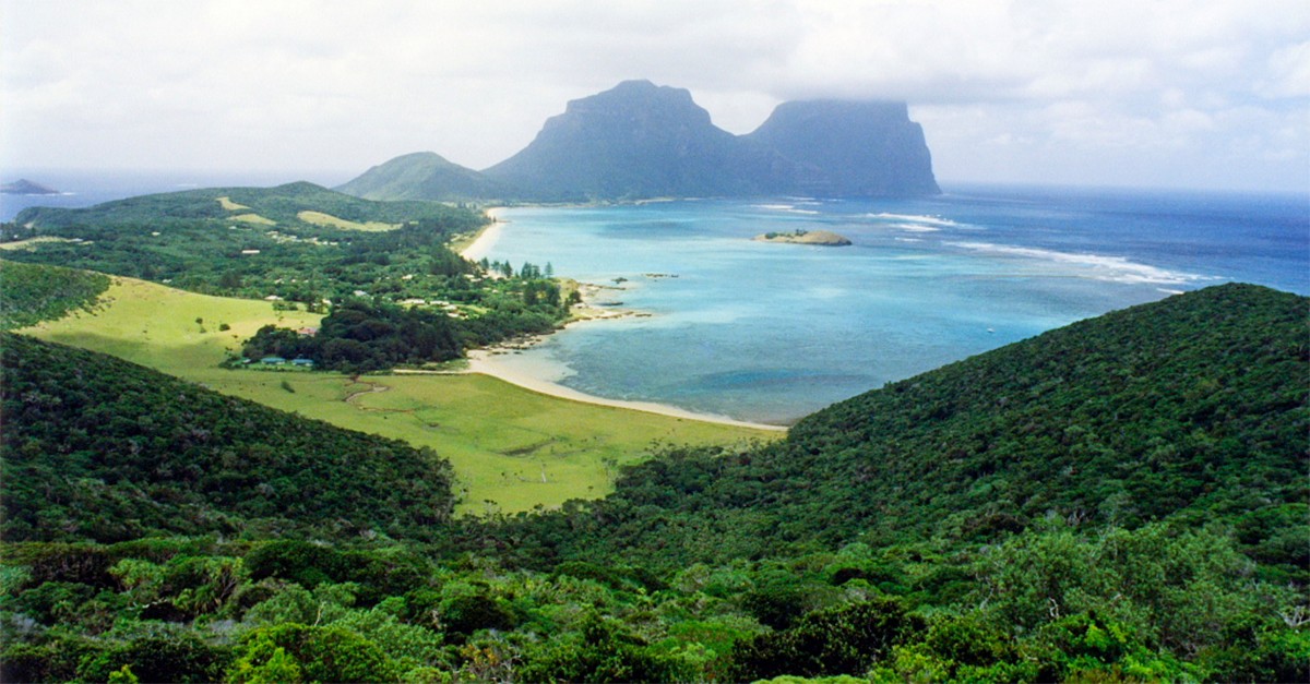 Die idyllische Lord-Howe-Insel, UNESCO-Welterbe / David Morgan-Mar (CC BY-SA 3.0)