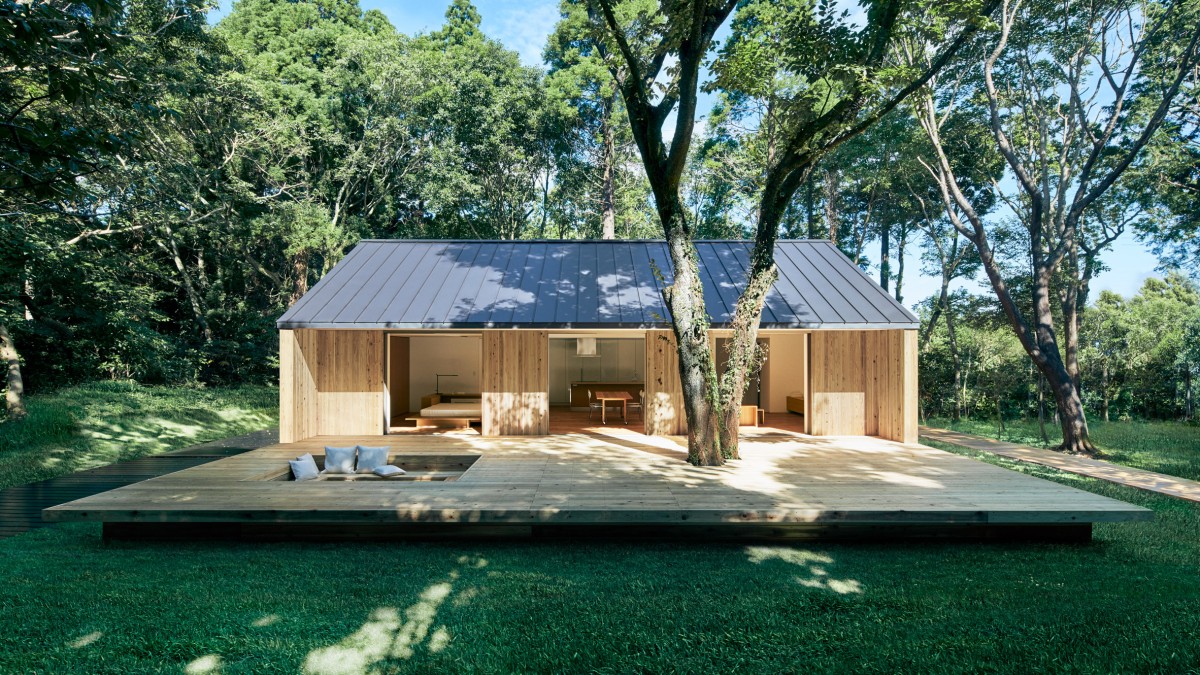 Una casa prefabbricata di legno nel più puro stile minimalista di Muji