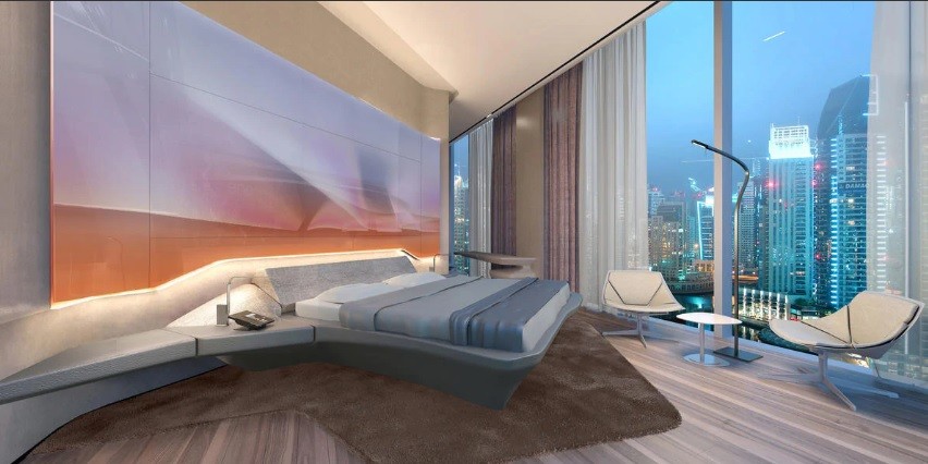 Apre a Dubai l'hotel progettato da Zaha Hadid