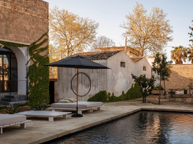 The pool area / Palazzo Daniele