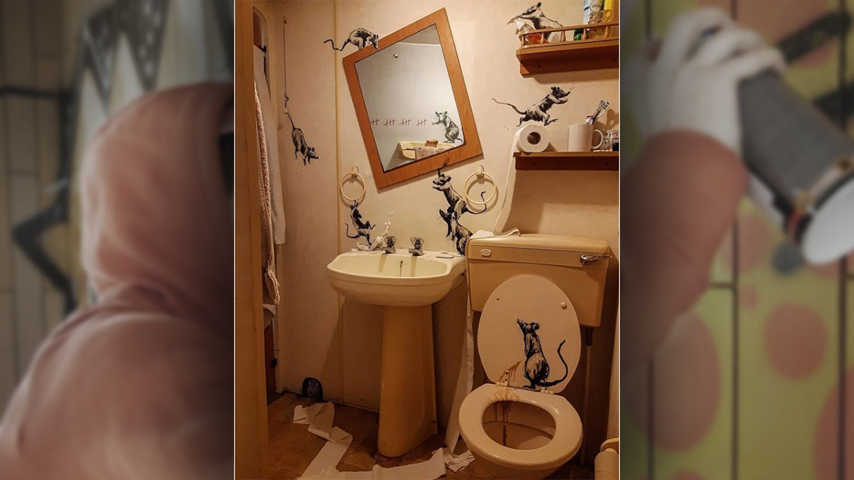 L'emergenza non ferma Banksy, l'ultima opera arriva in "smart working"