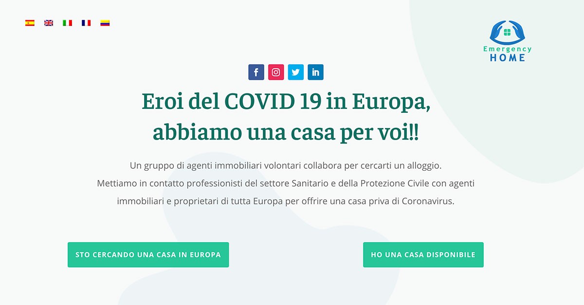 Il settore immobiliare cerca appartamenti da offrire agli 'Eroi' che combattono ogni giorno il Covid-19