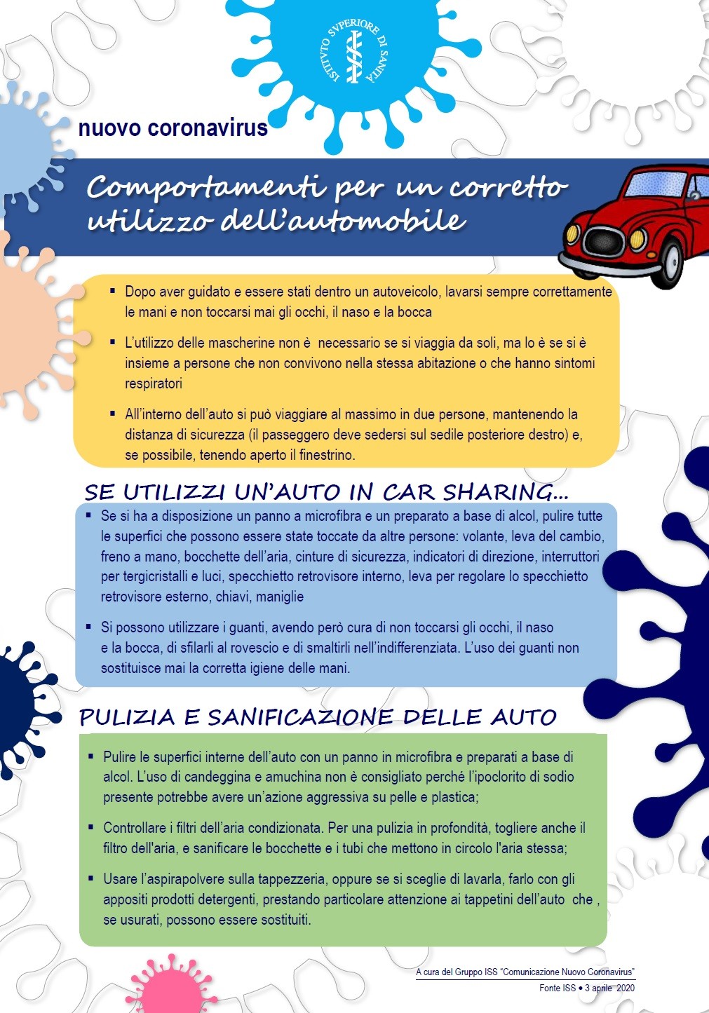 Immagine del giorno: Come utilizzare l'auto durante la pandemia da Covid-19