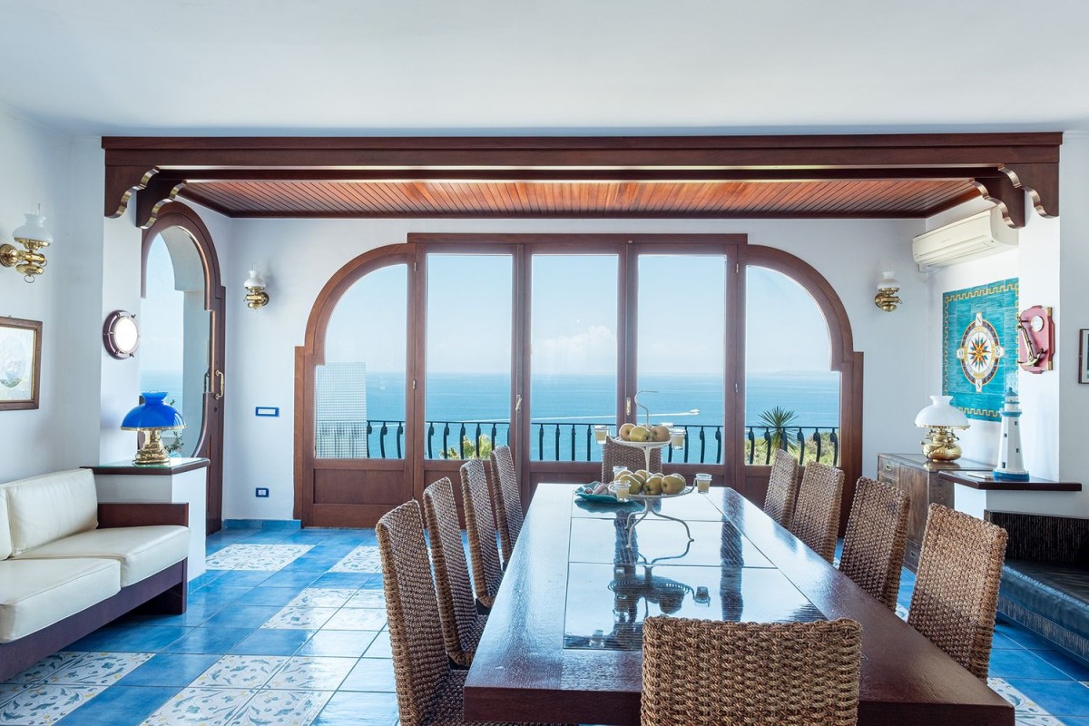 The main living and dining room boast some of the best views