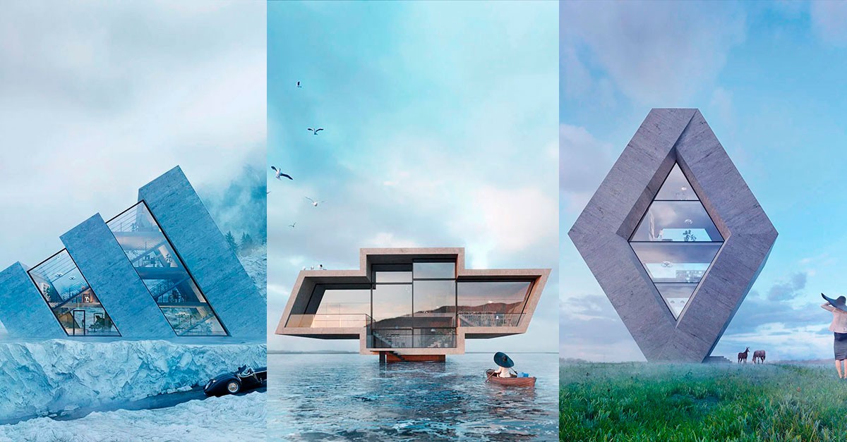 Case di lusso ispirate ai loghi di marchi famosi